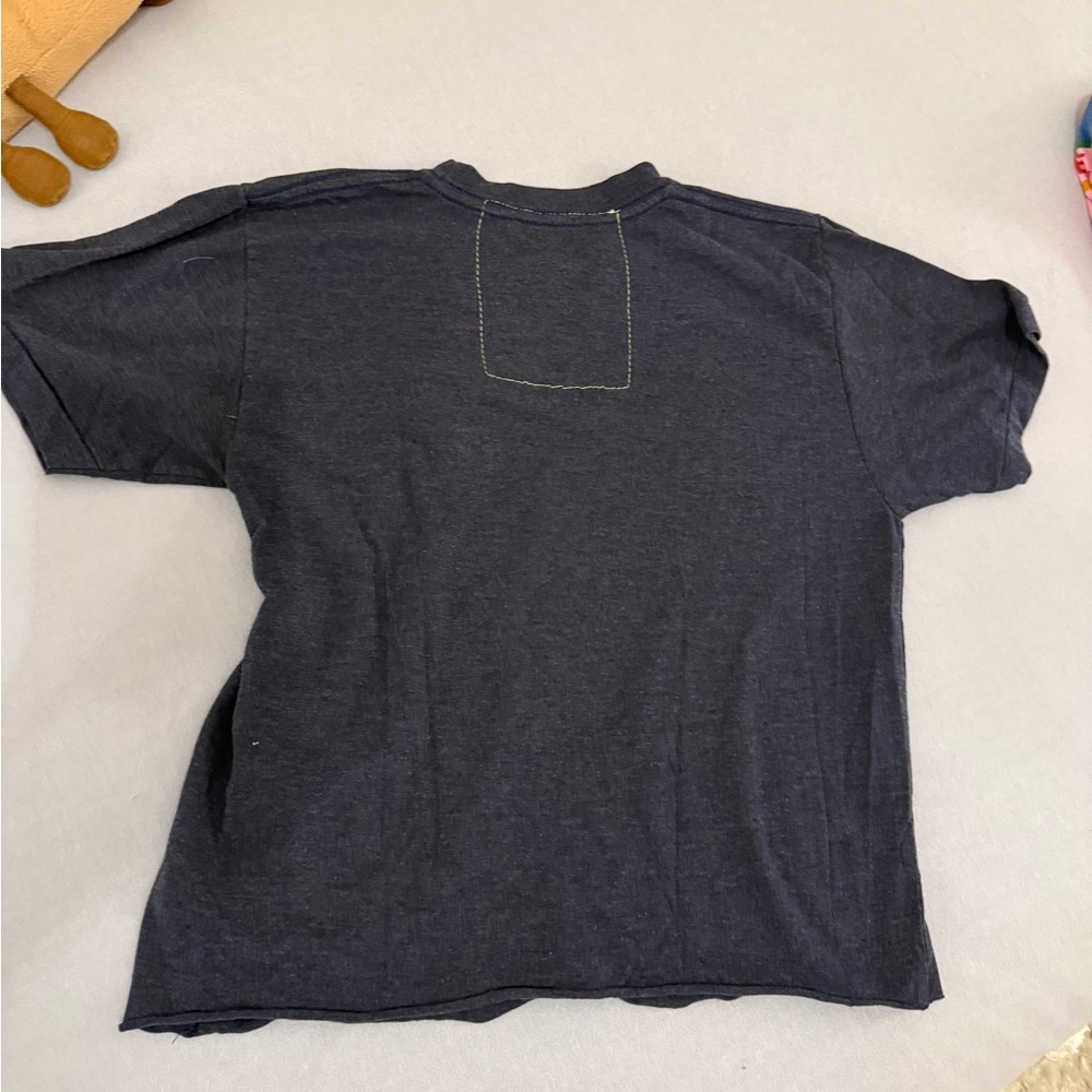 Aviator Nation Dark Blue Tee with Red Heart - Picture 3 of 3